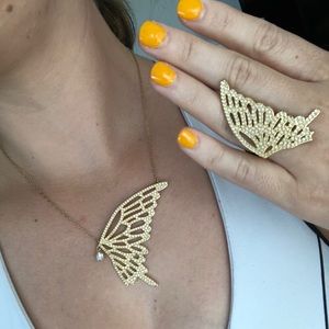 Swarovski Butterfly Necklace